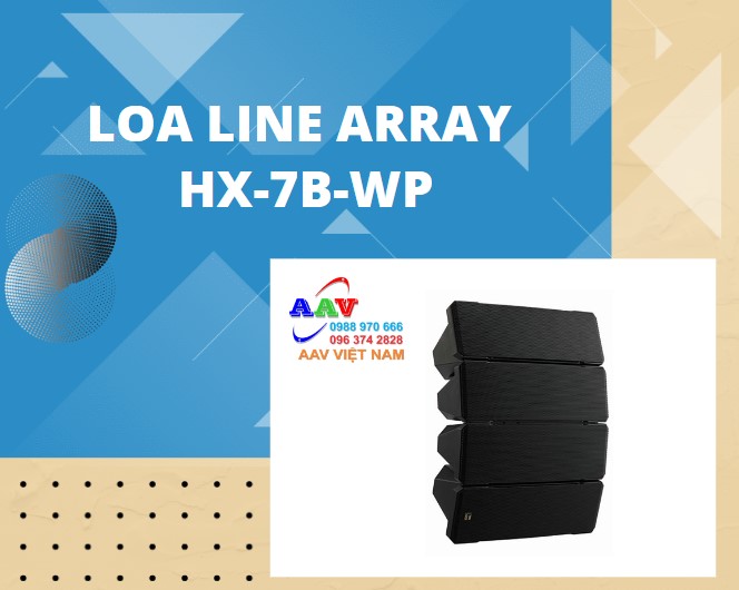Loa line array hx-7b-wp